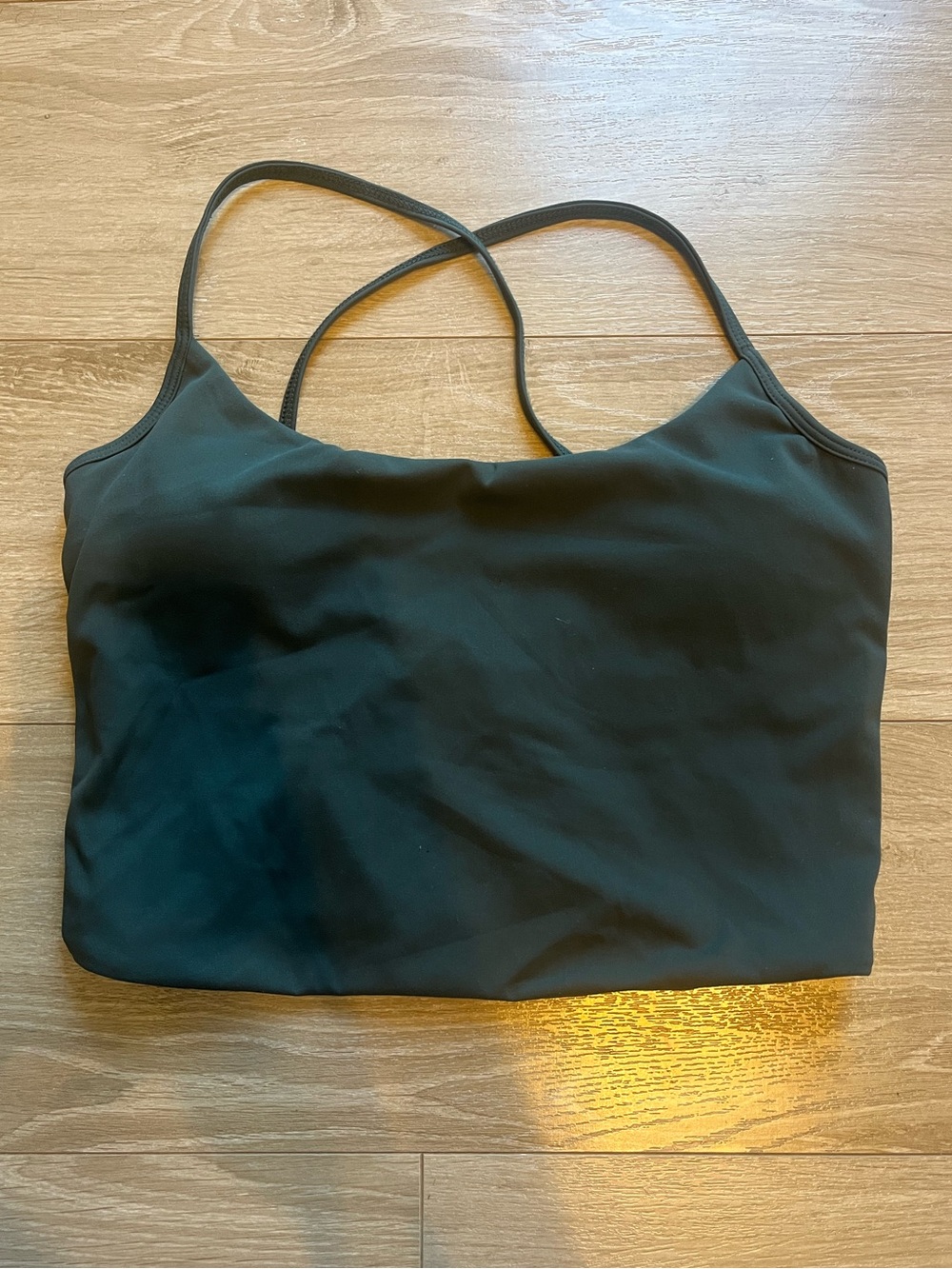 Garage Olive Green Bralette Top